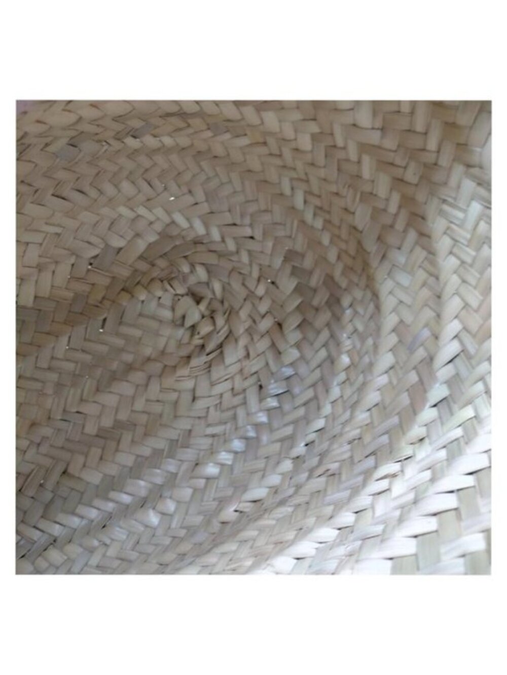 Authentic Celine Triomphe Straw Basket Bag Pink Leather Trim Summer Tote Woven - Picture 13 of 16
